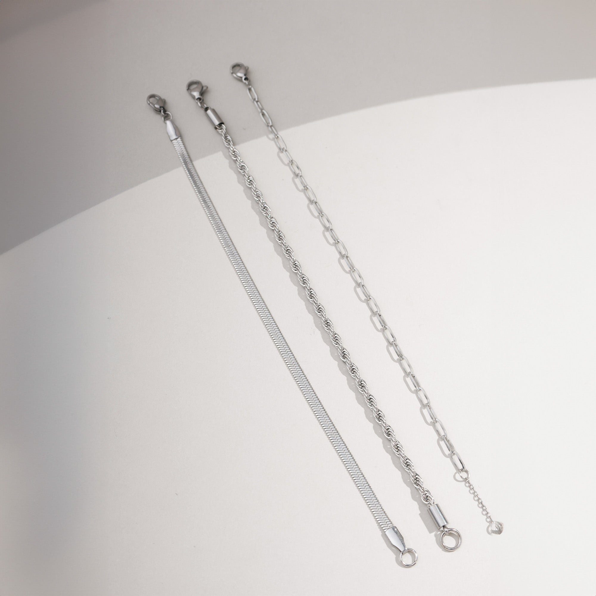 Trio de Pulseiras Essenciais