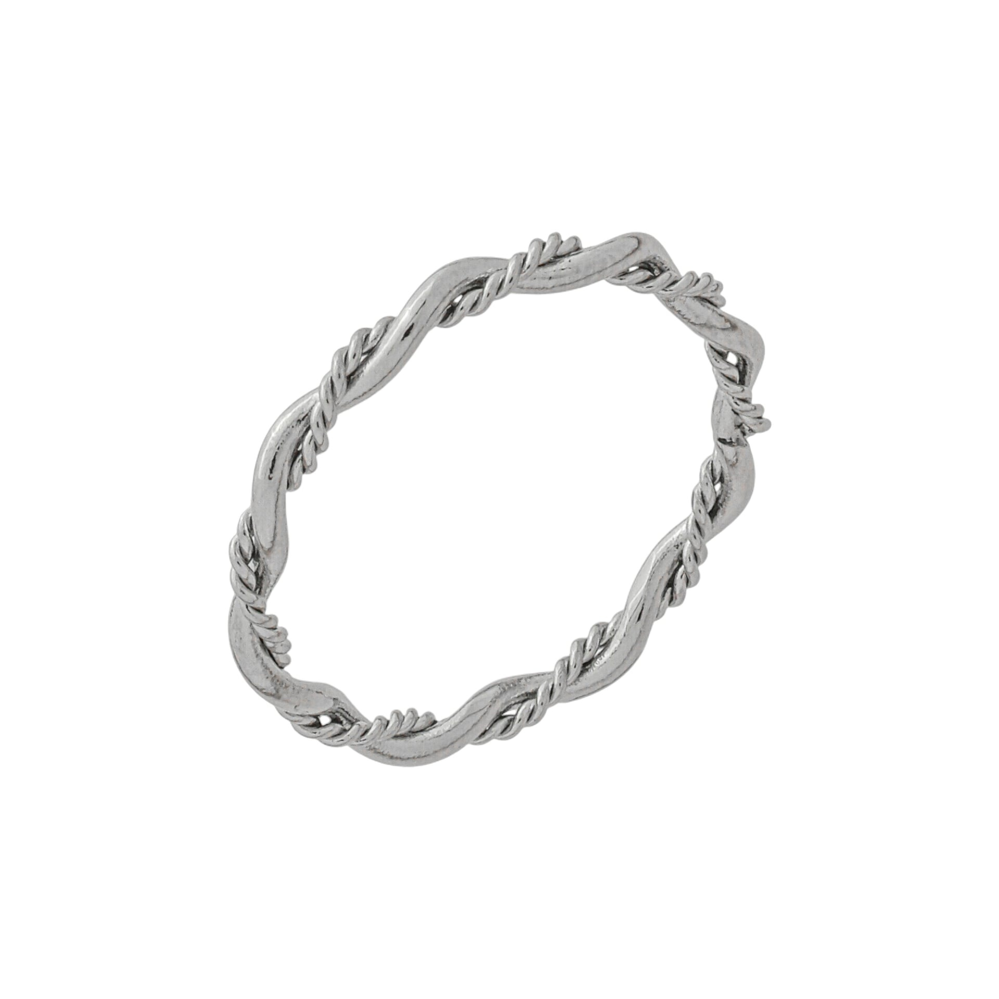 Anel Corda Trançada