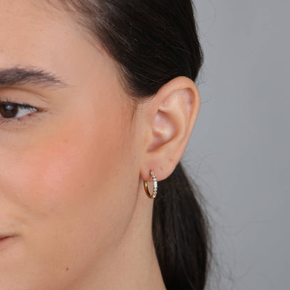 Brinco Argola Cravejada Click