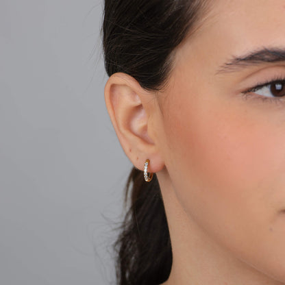 Brinco Argola Cravejada Click