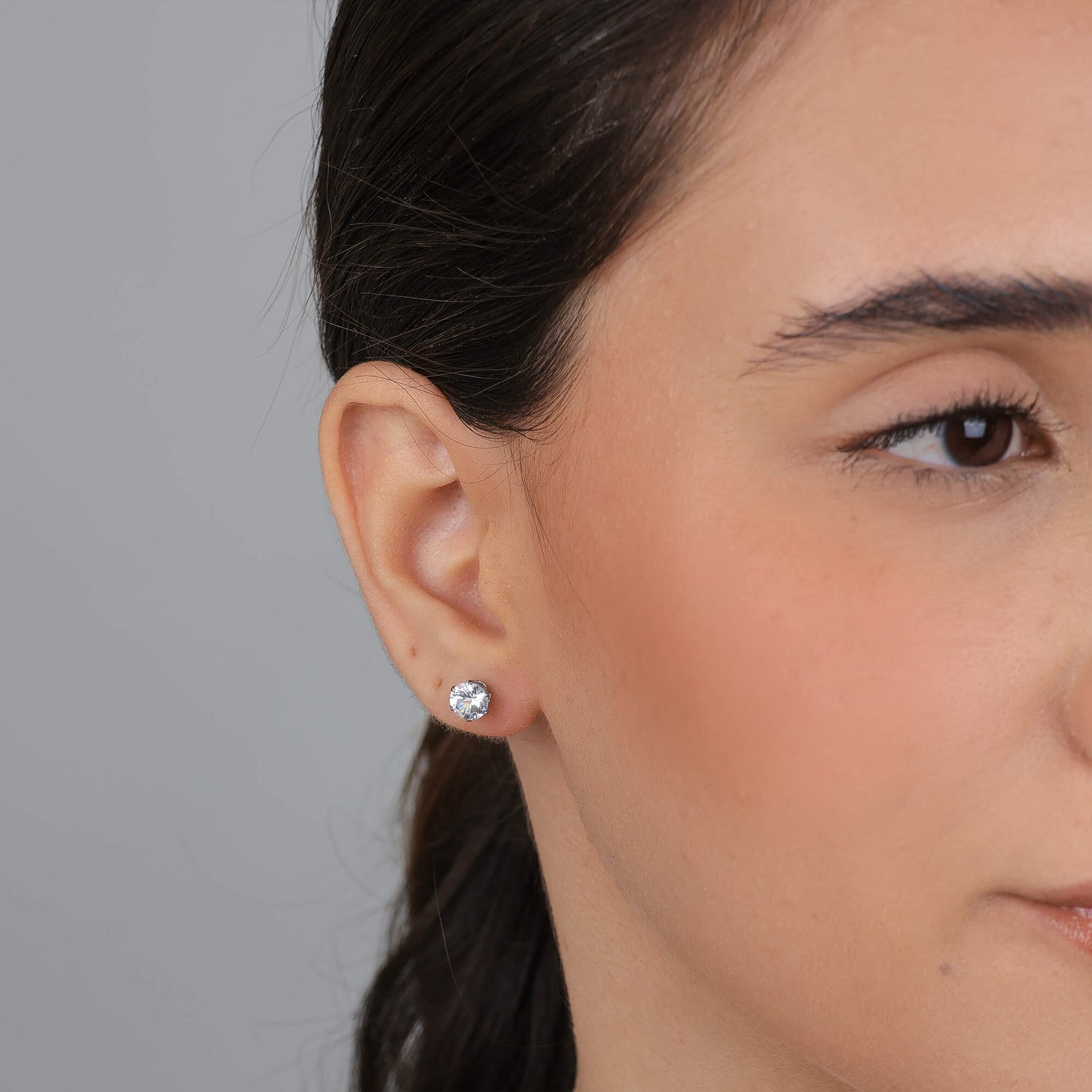 Brinco Ponto de Luz Zircônia