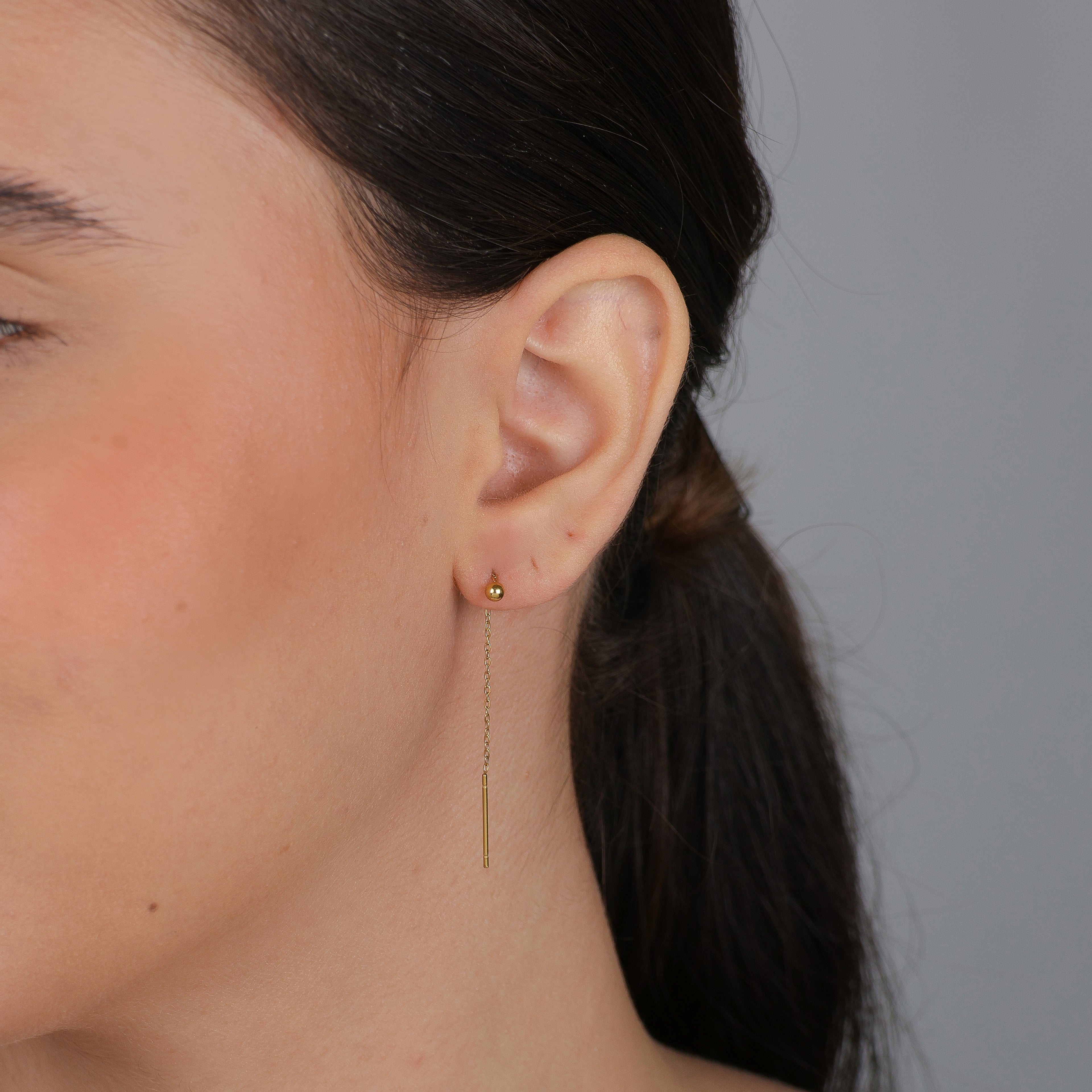 Brinco Bolinha Pendente