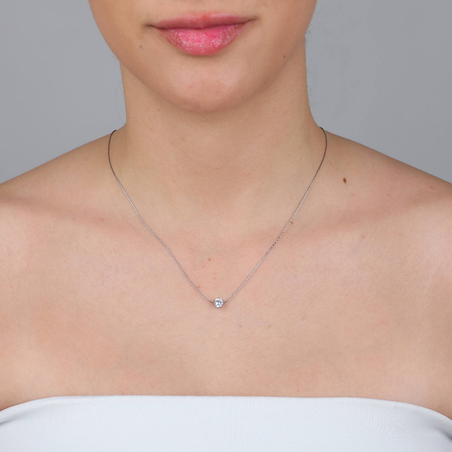 Colar Ponto de Luz Zircônia