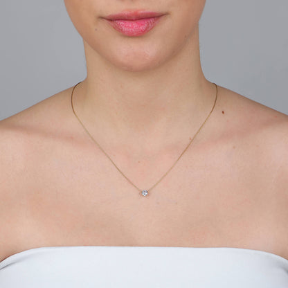 Colar Ponto de Luz Zircônia