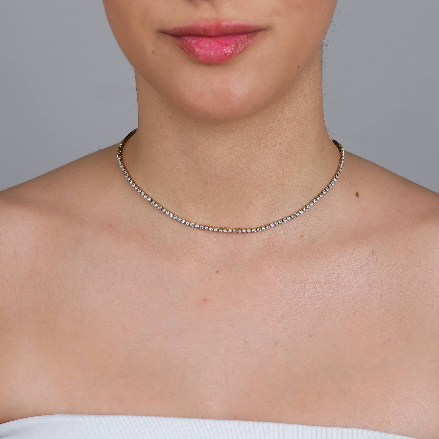 Colar Riviera com Zircônias