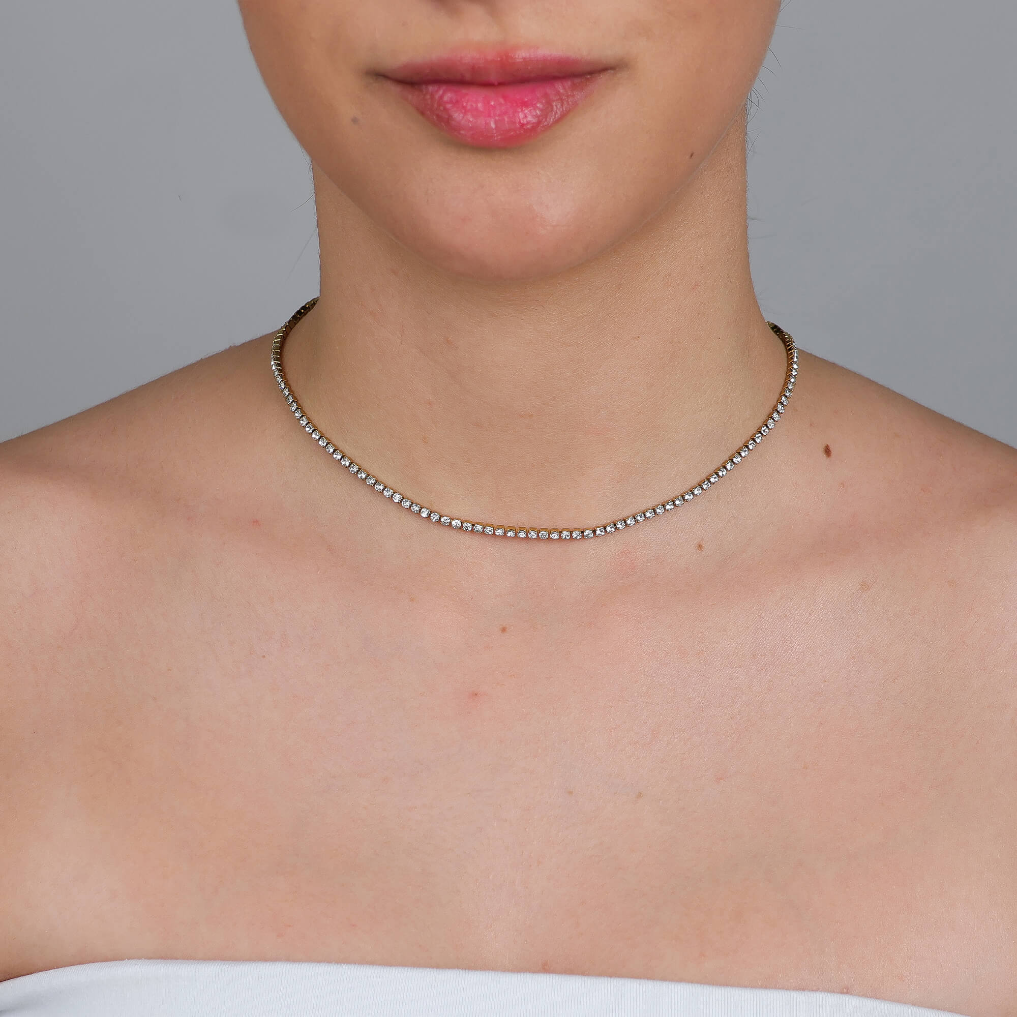 Colar Riviera com Zircônias