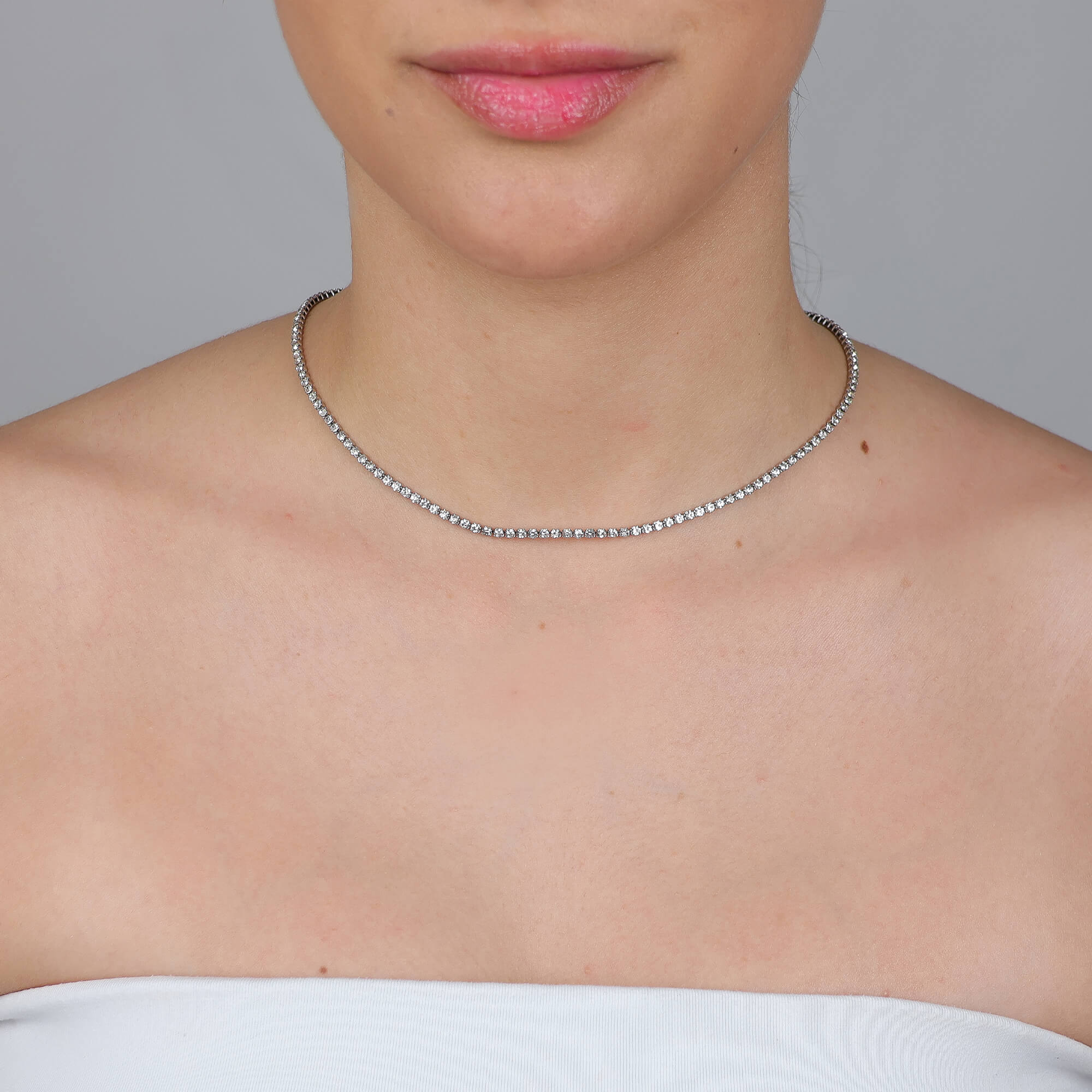 Colar Riviera com Zircônias