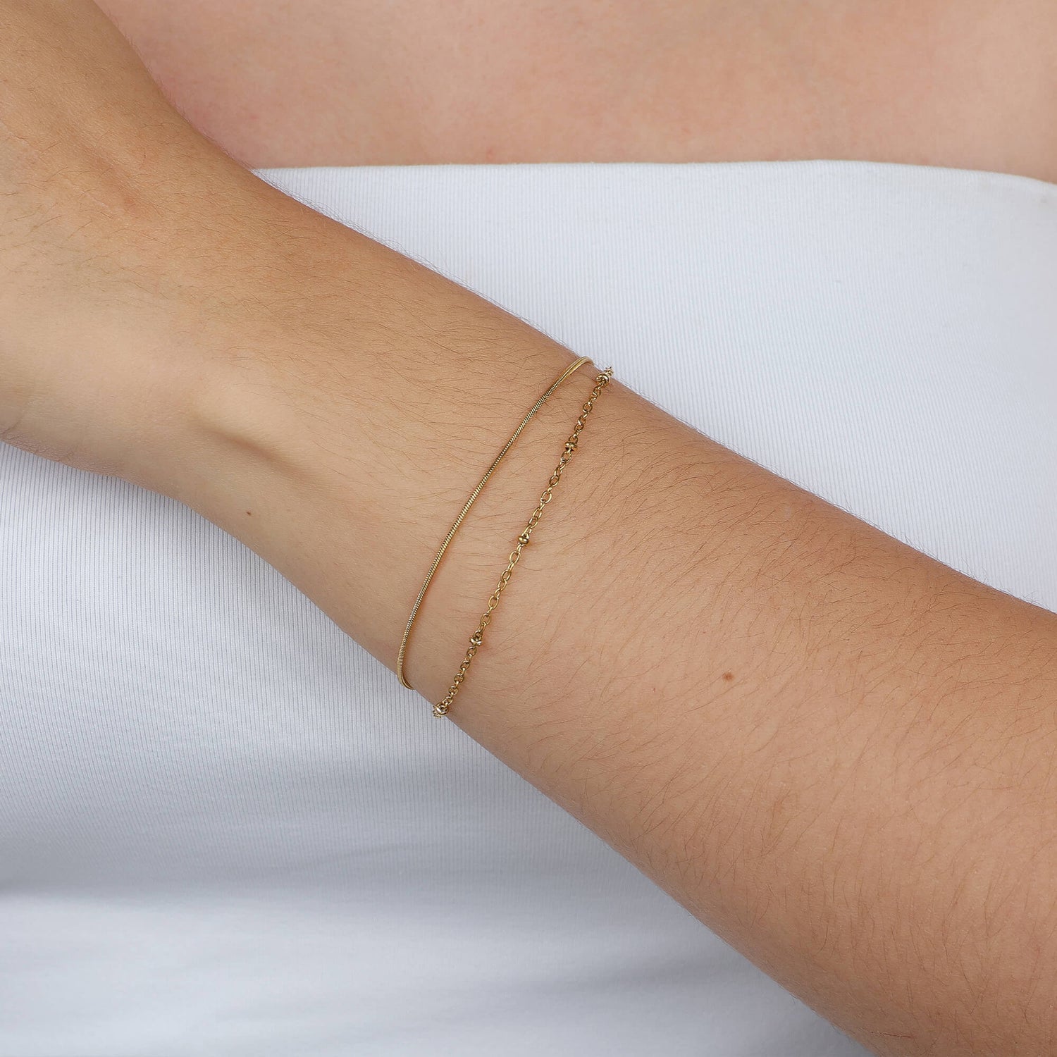 Pulseira Dupla Camada Minimalista