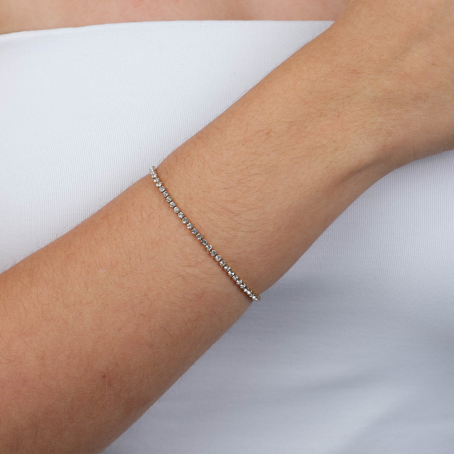 Pulseira Riviera com Zircônias