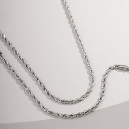 Colar e Pulseira Cordão Baiano