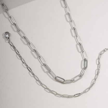 Colar e Pulseira Elos Clips