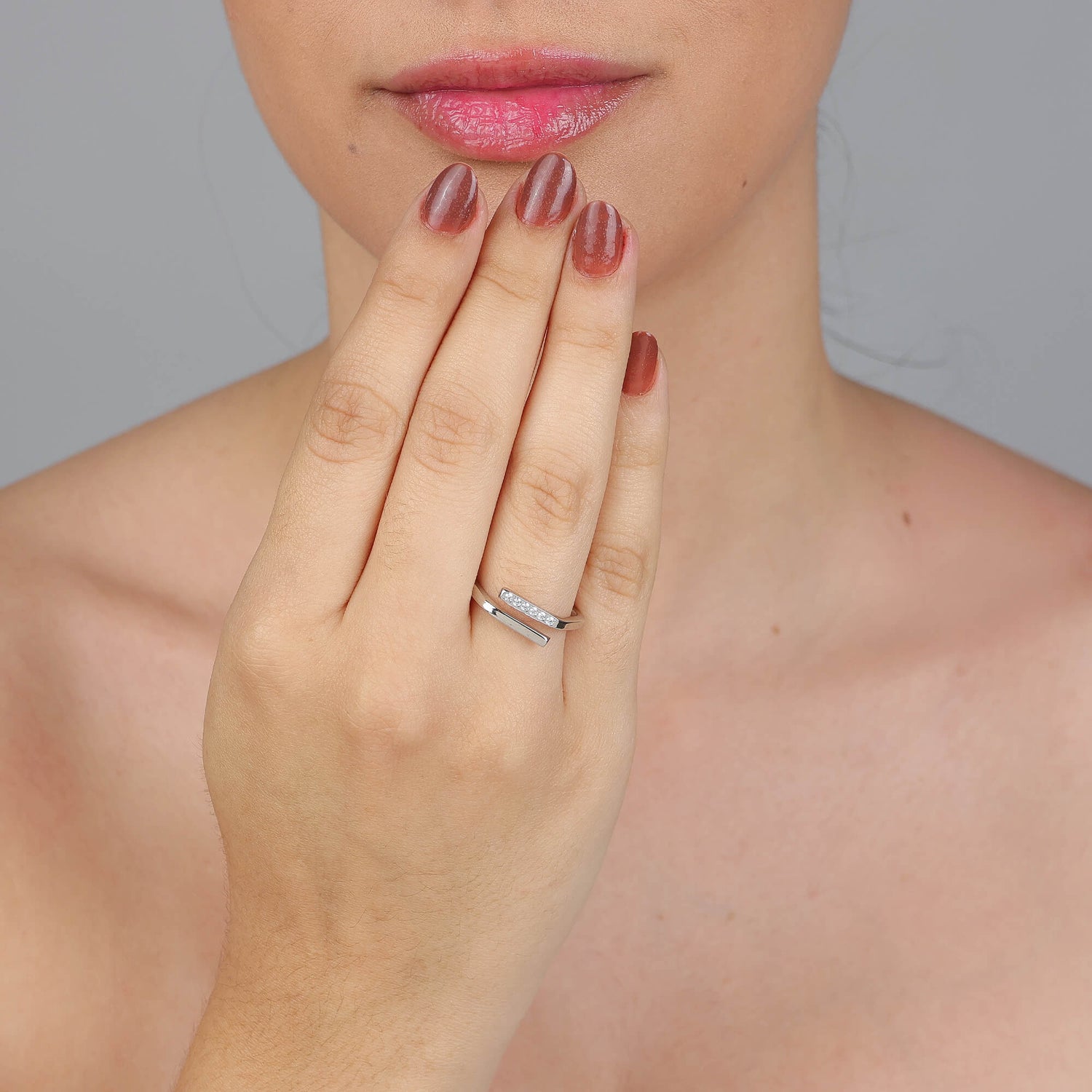 Anel Dupla Camada com Zircônias