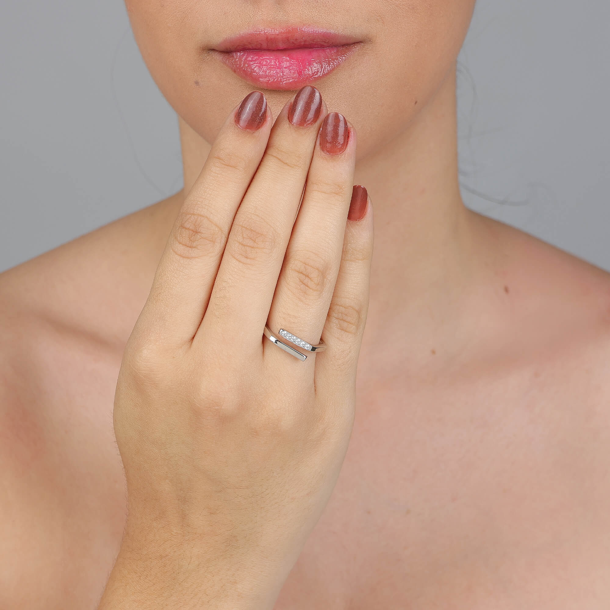 Anel Dupla Camada com Zircônias