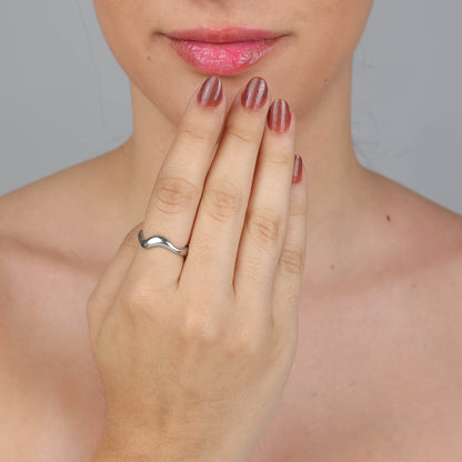 Anel Wave Orgânico