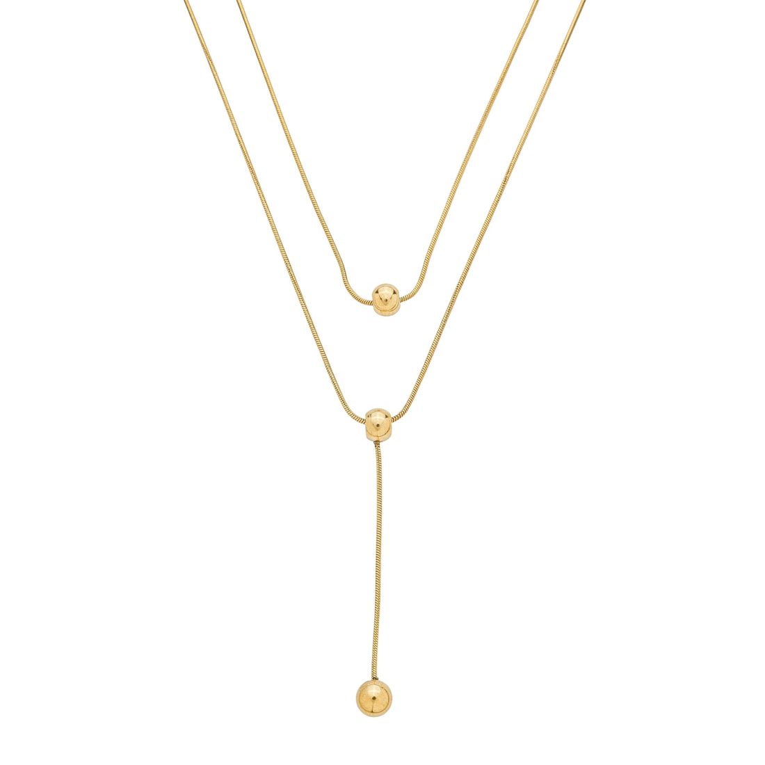 Colar Gravatinha Esferas