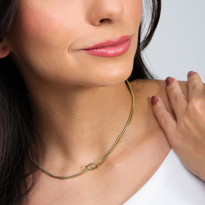 Colar Duplo Nó