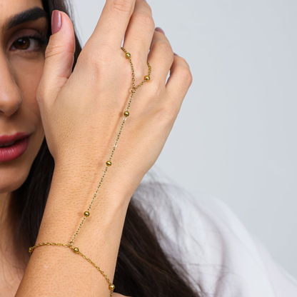 Pulseira de Mão Bolinhas