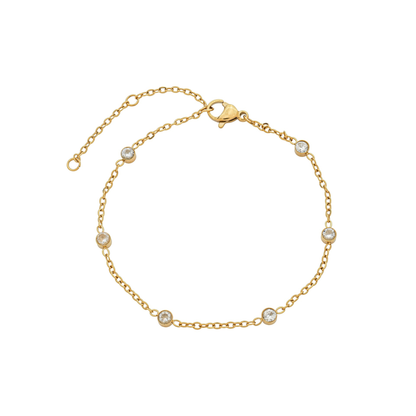 Pulseira Mini Pontos de Luz Zircônia