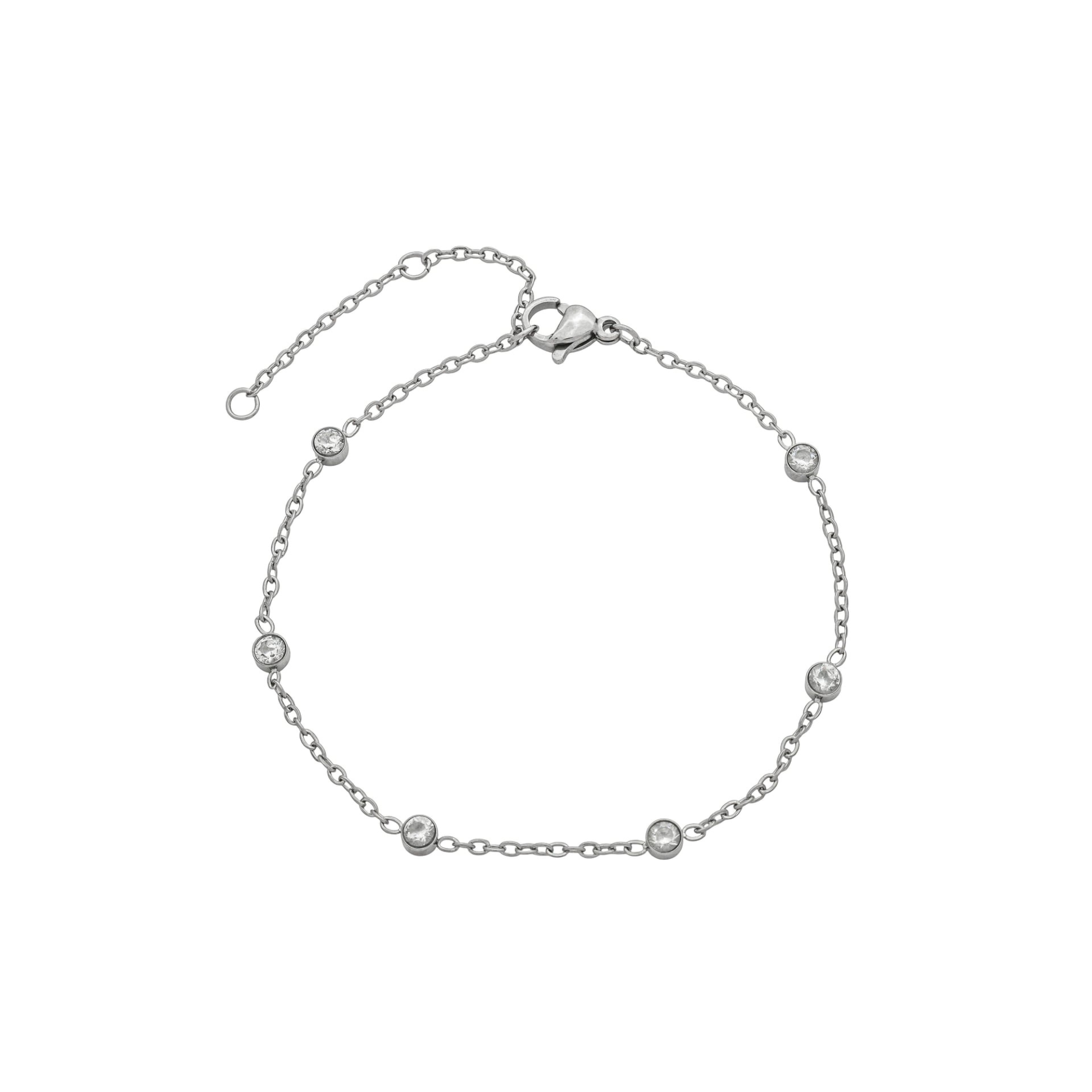 Pulseira Mini Pontos de Luz Zircônia