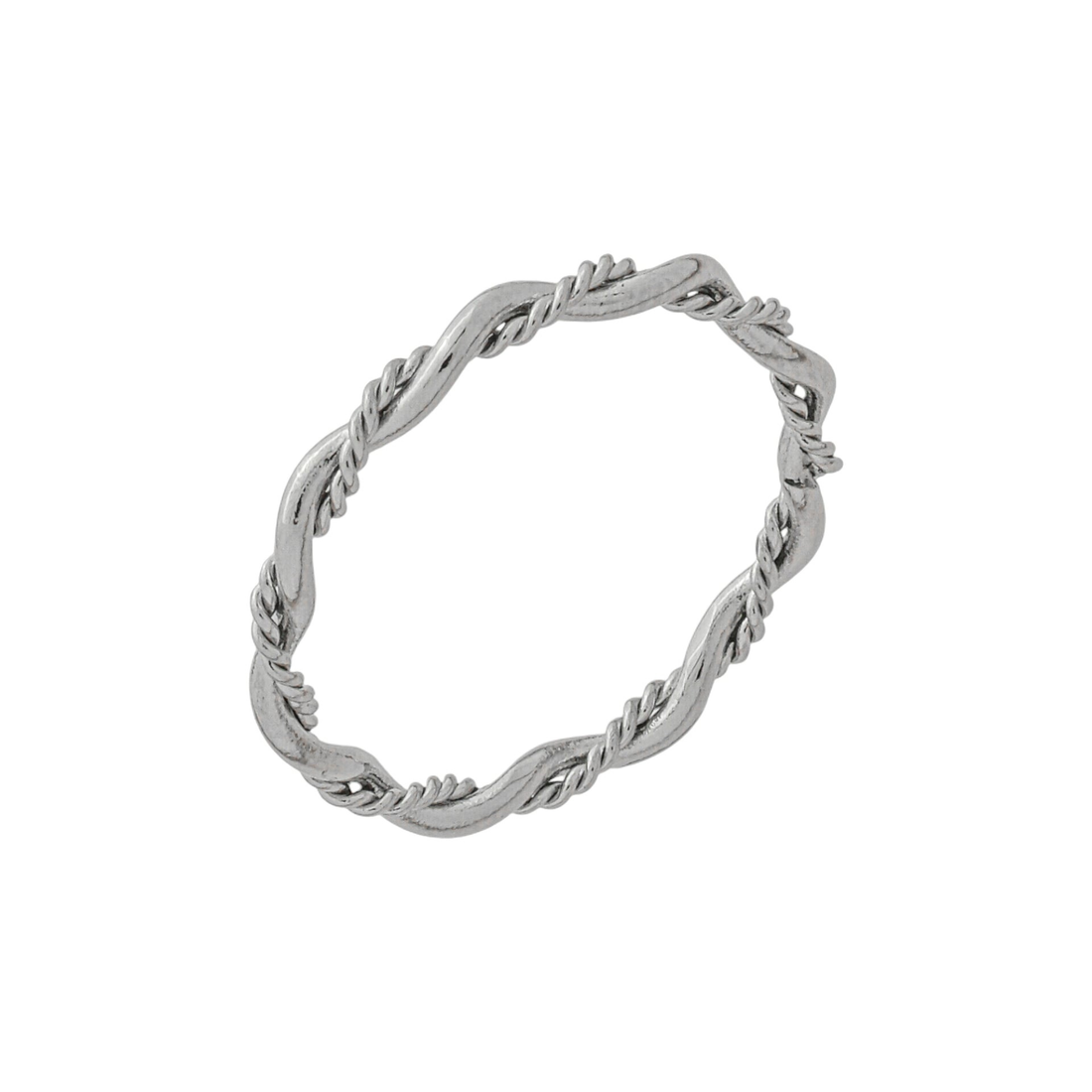 Anel Corda Trançada