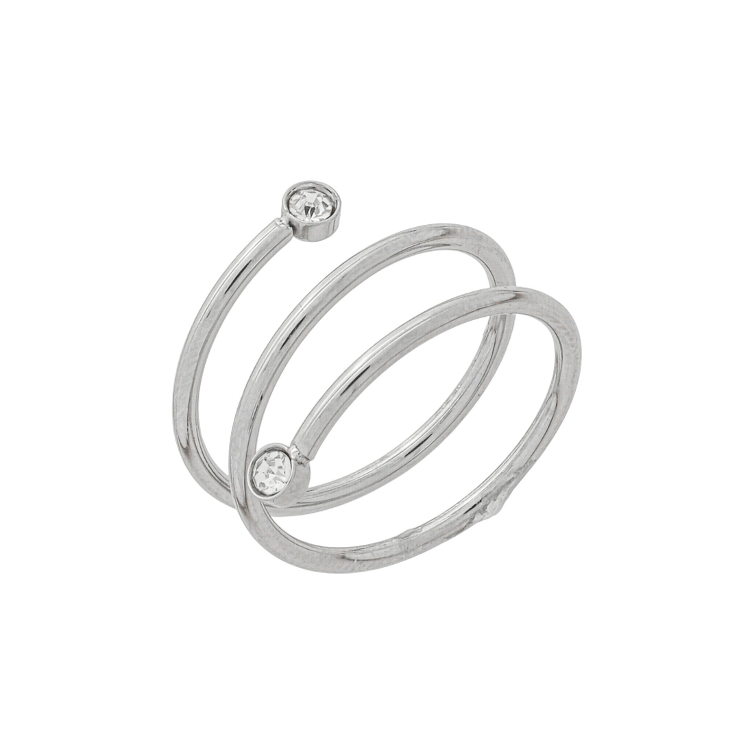 Anel Tripla Camada com Zircônias