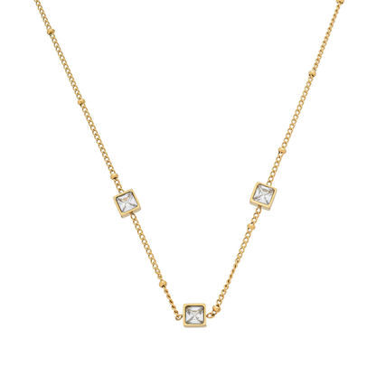 Colar Trio de Zircônias