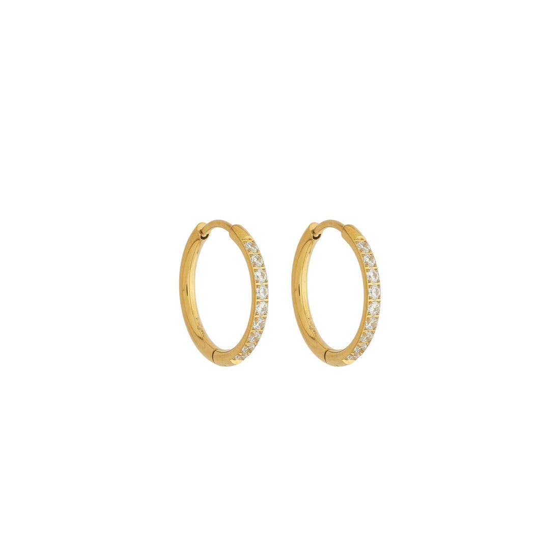 Brinco Argola Cravejada Click