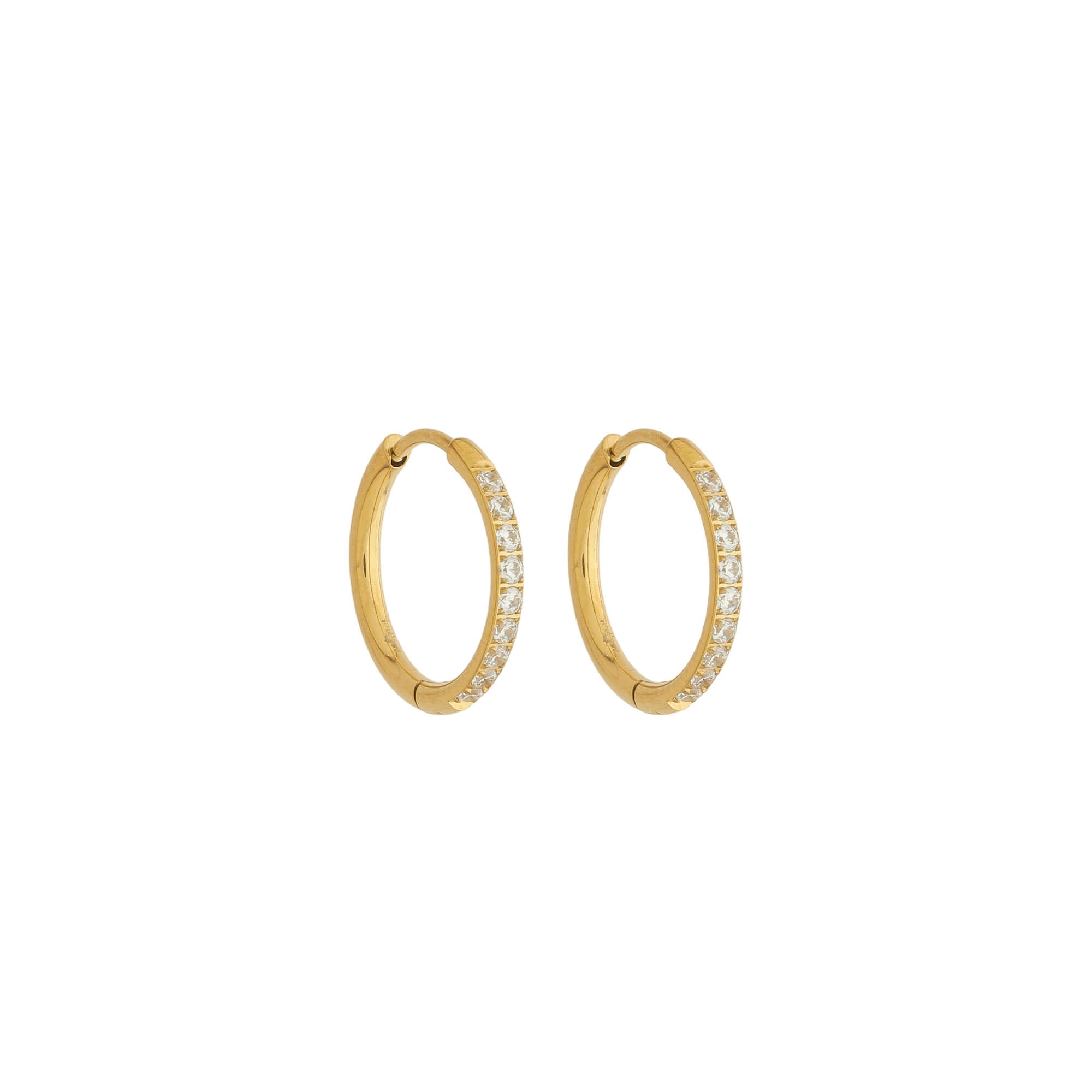 Brinco Argola Cravejada Click