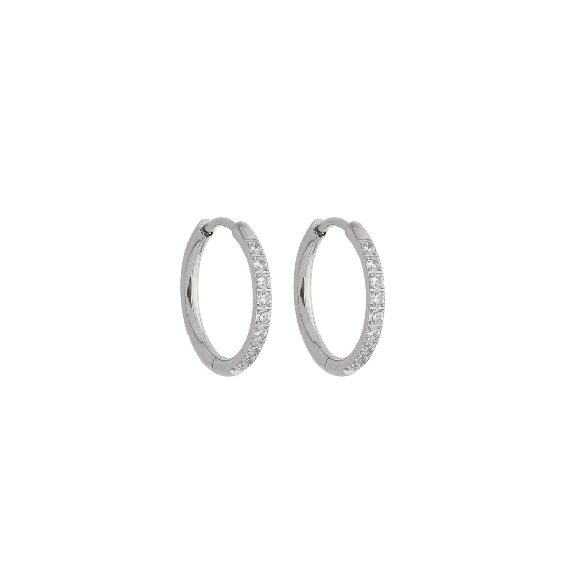 Brinco Argola Cravejada Click