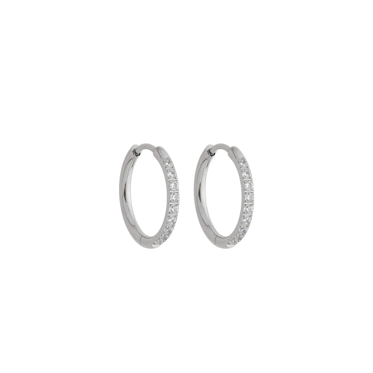 Brinco Argola Cravejada Click