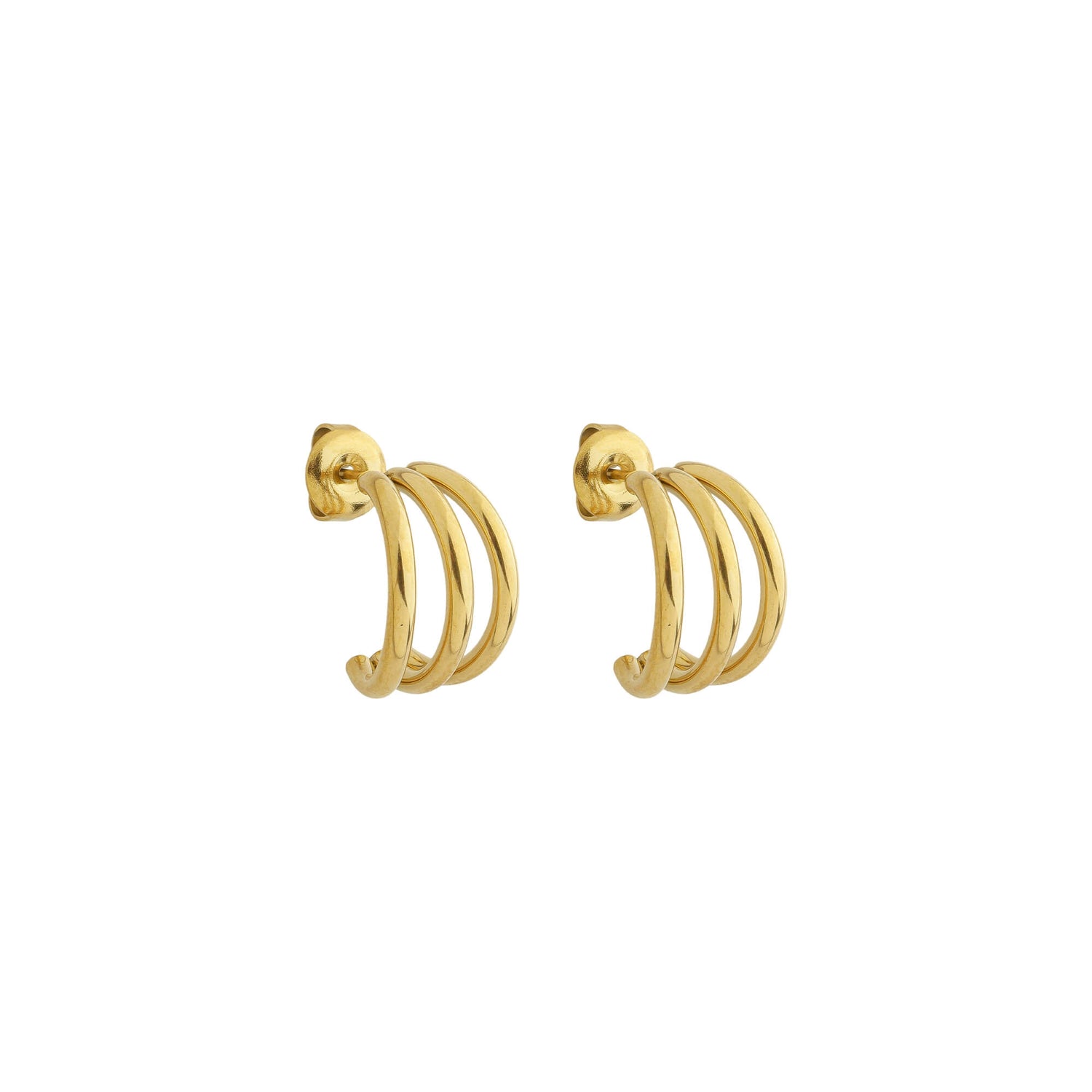 Brinco Argola Tripla Clássica