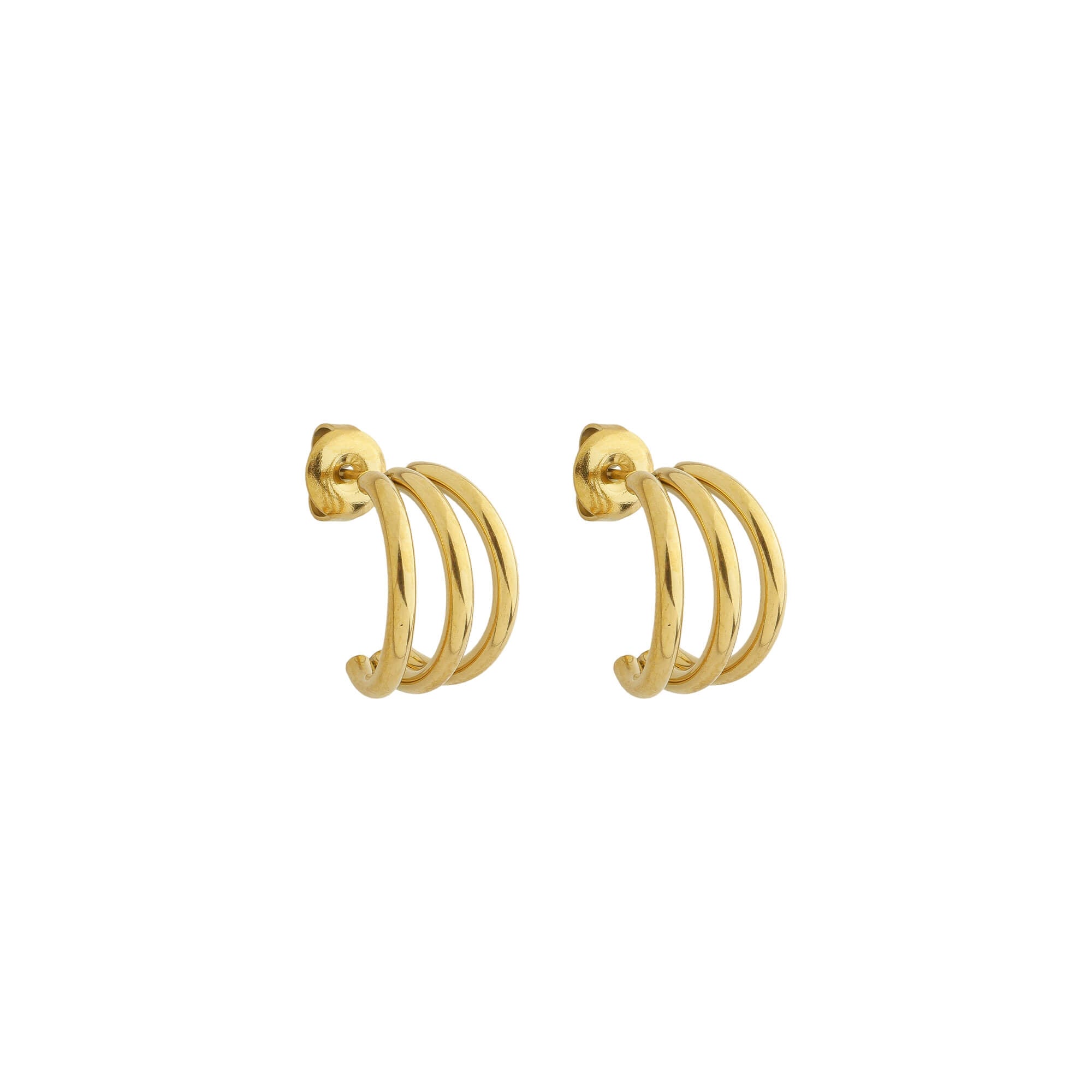 Brinco Argola Tripla Clássica