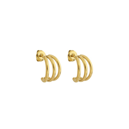 Brinco Argola Tripla Clássica