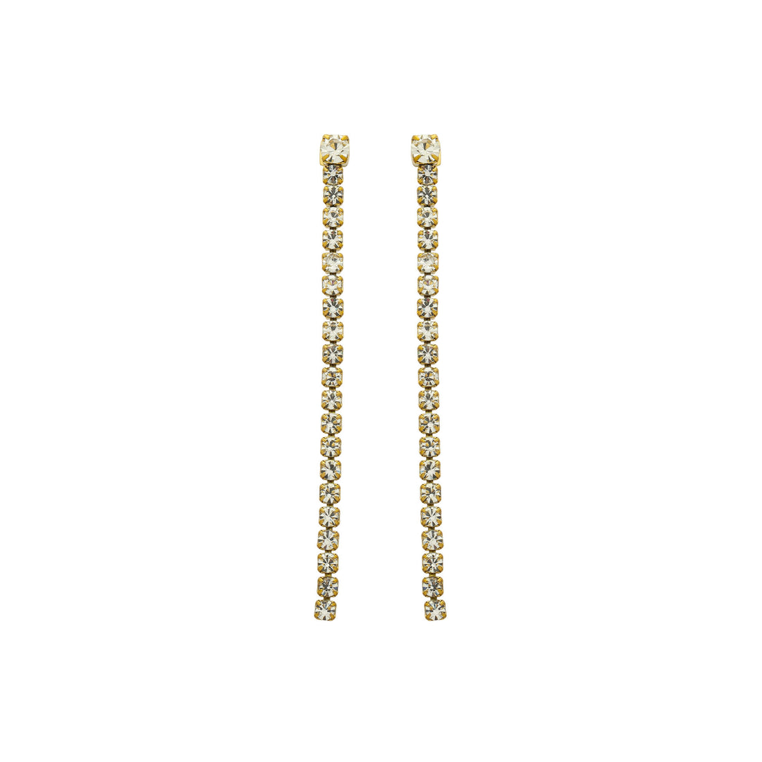 Brinco Riviera Pendente com Zircônias