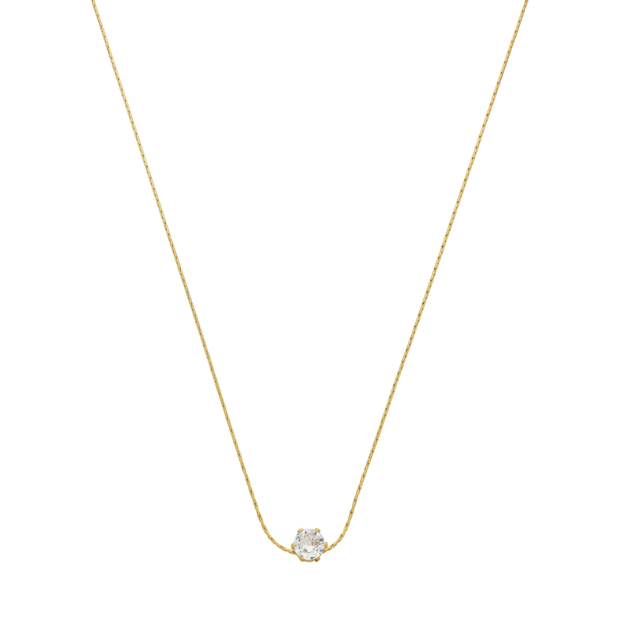 Colar Ponto de Luz Zircônia