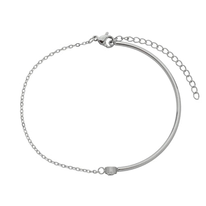 Pulseira Bracelete Ponto de Luz Zircônia