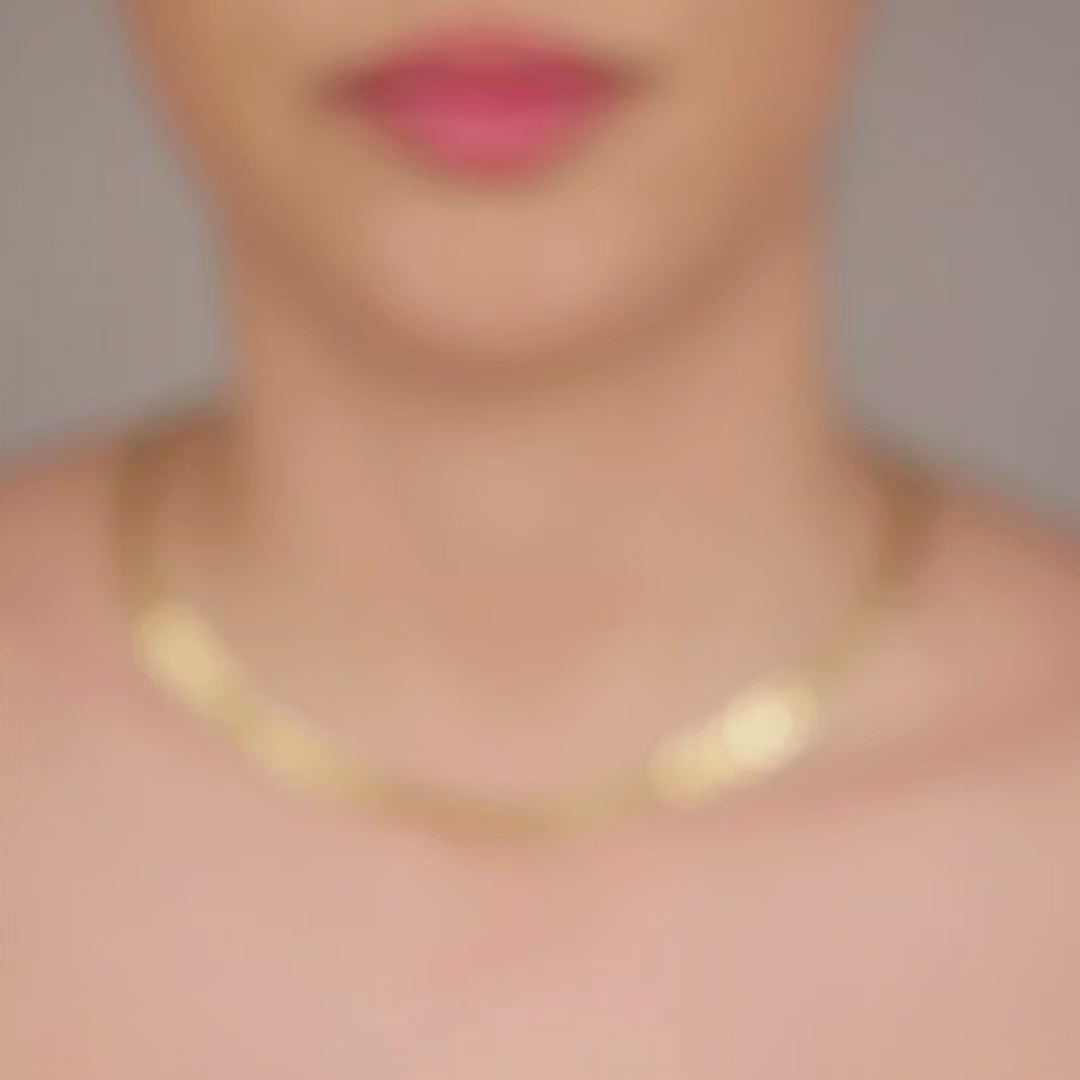 Colar Chocker Folhas