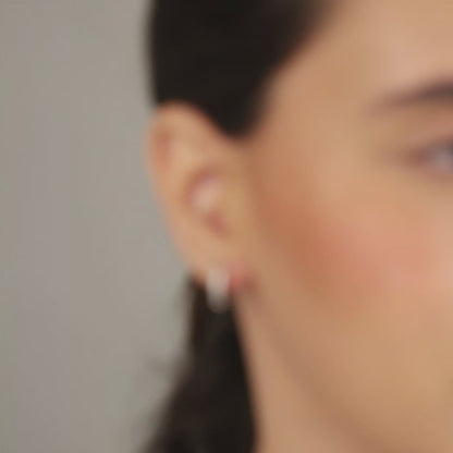 Brinco Argola Cravejada Click