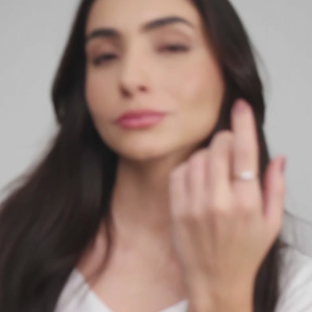 Anel Trio de Zircônias