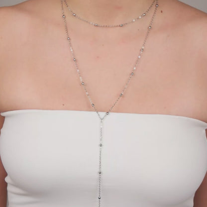 Colar Gravata Bolinhas