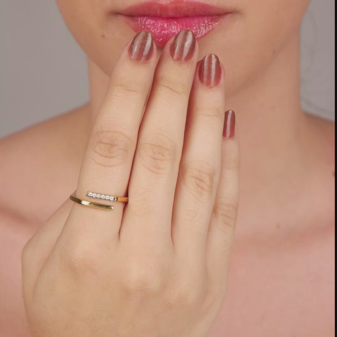 Anel Dupla Camada com Zircônias