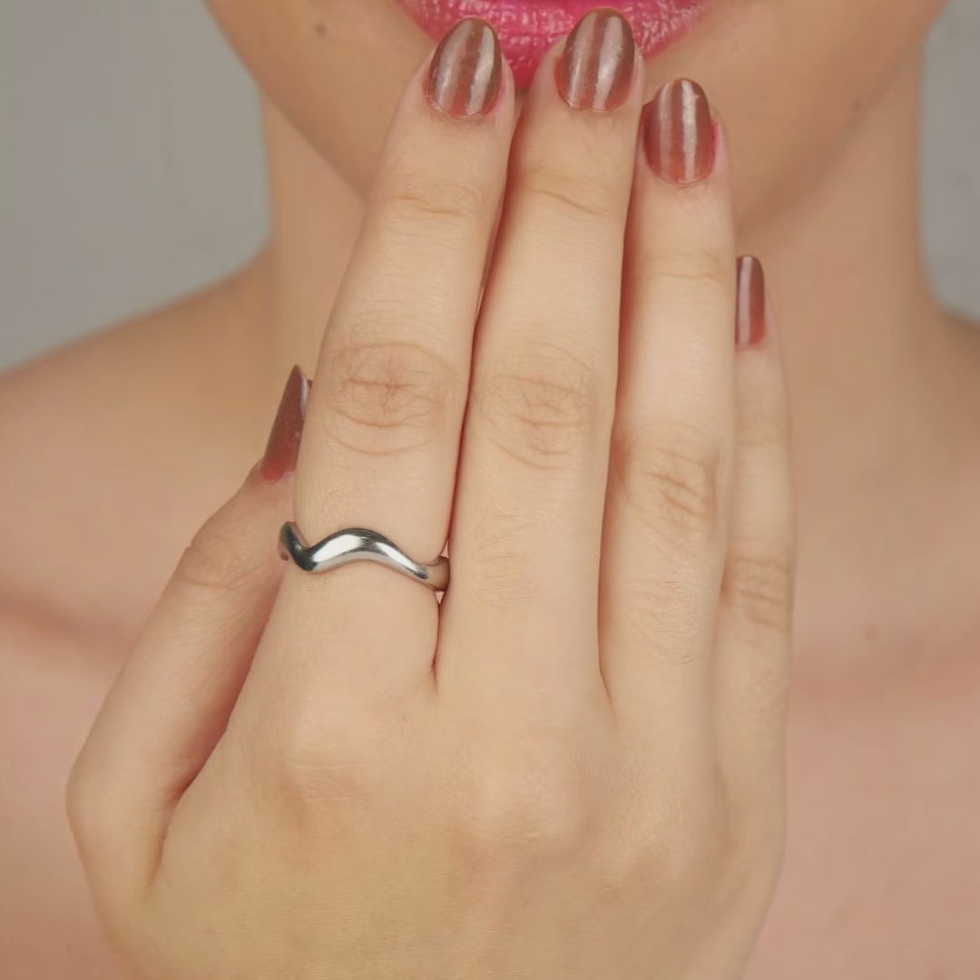 Anel Wave Orgânico
