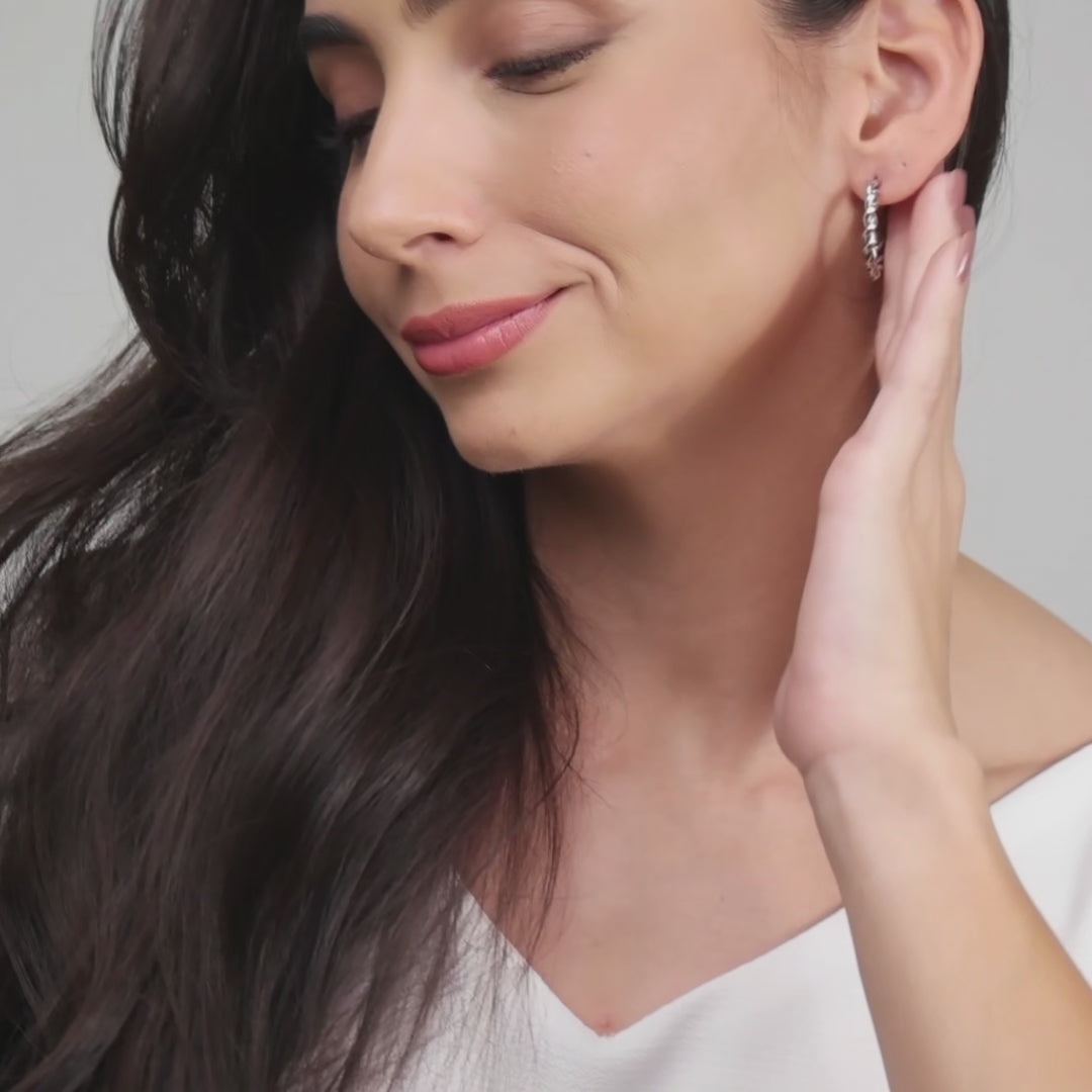 Brinco Argola Trançada