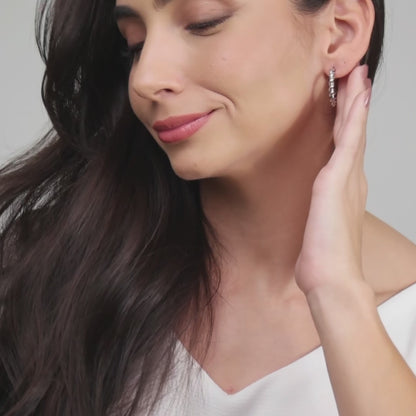 Brinco Argola Trançada