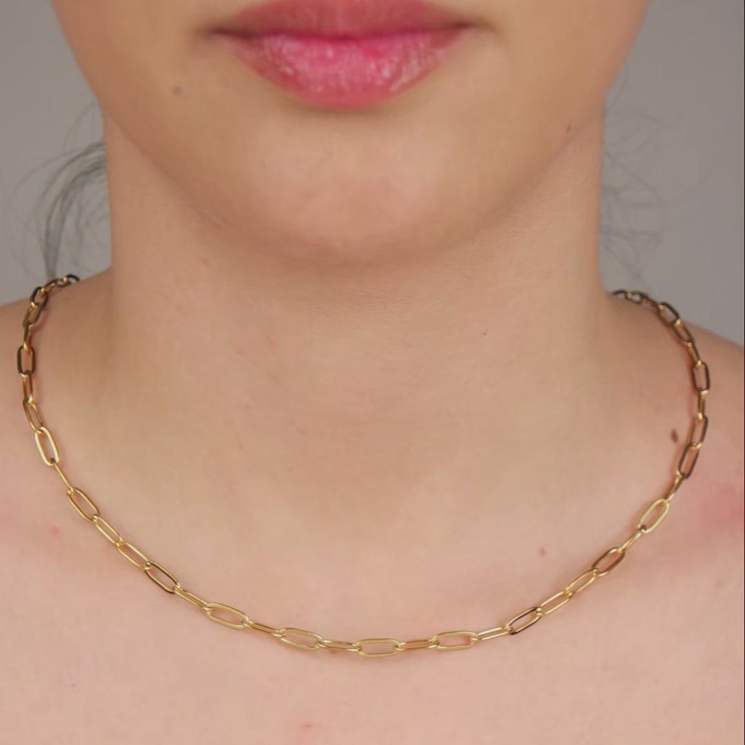 Colar Corrente Elos Clips