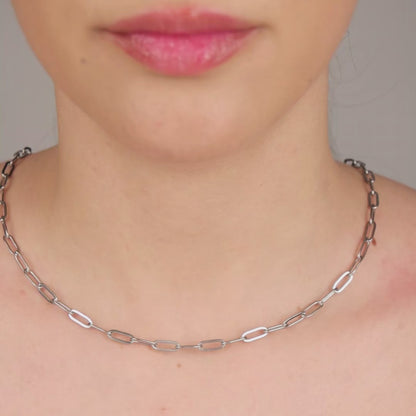 Colar Corrente Elos Clips
