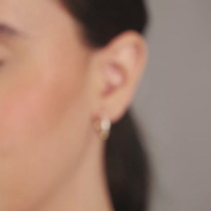 Brinco Argola Cravejada Click