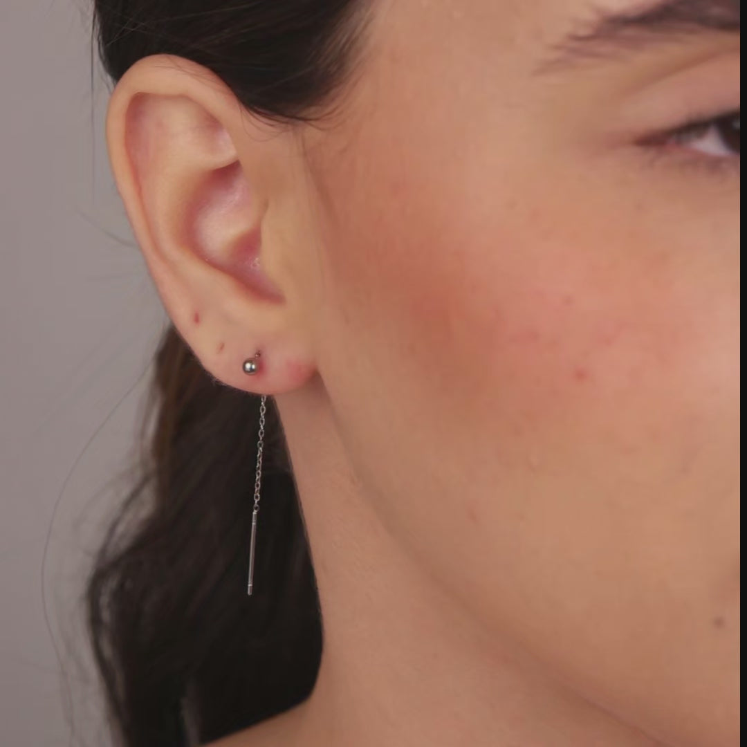 Brinco Bolinha Pendente