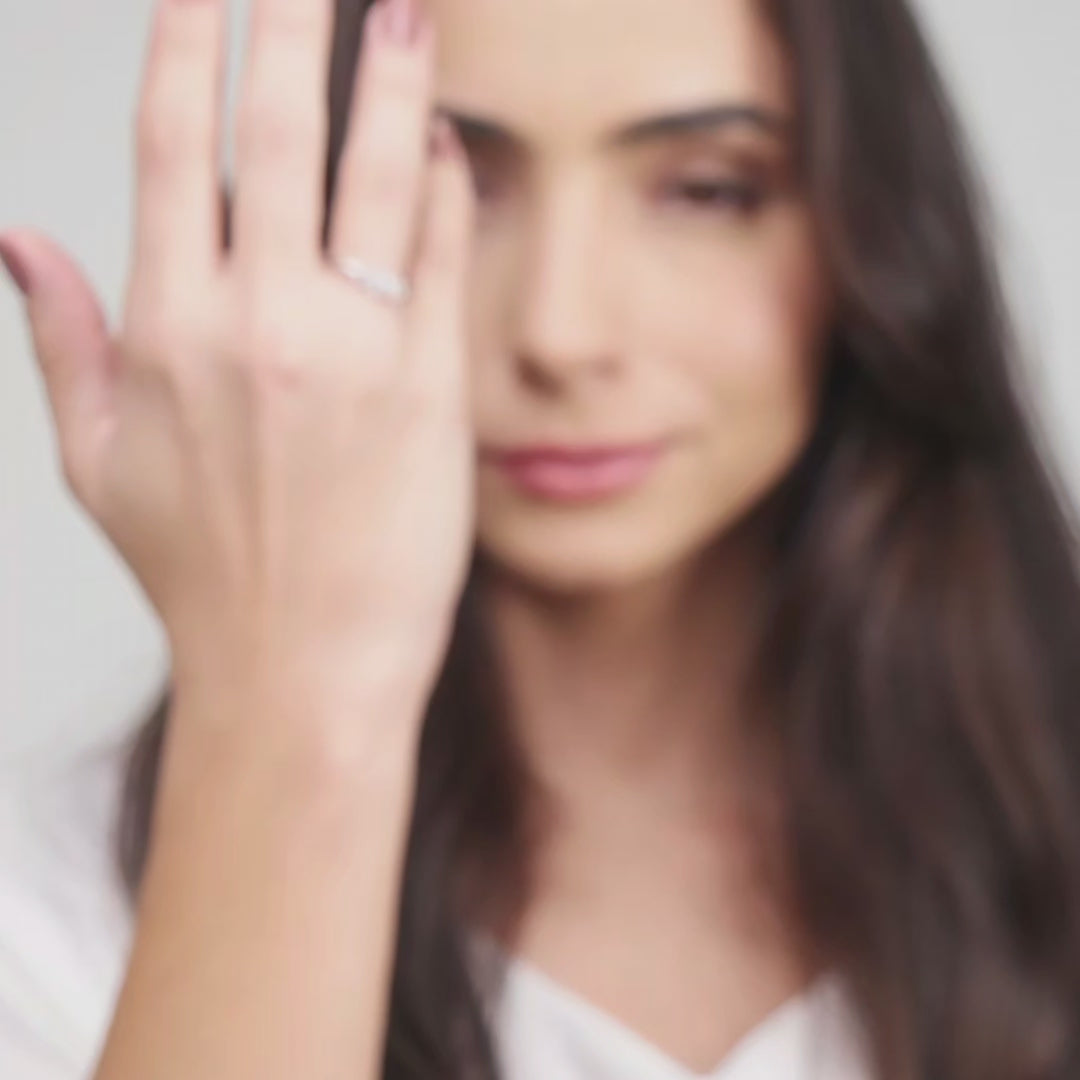 Anel Trio de Zircônias