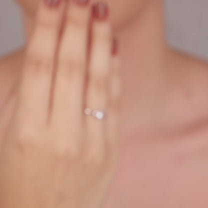 Anel Solitário Zircônia